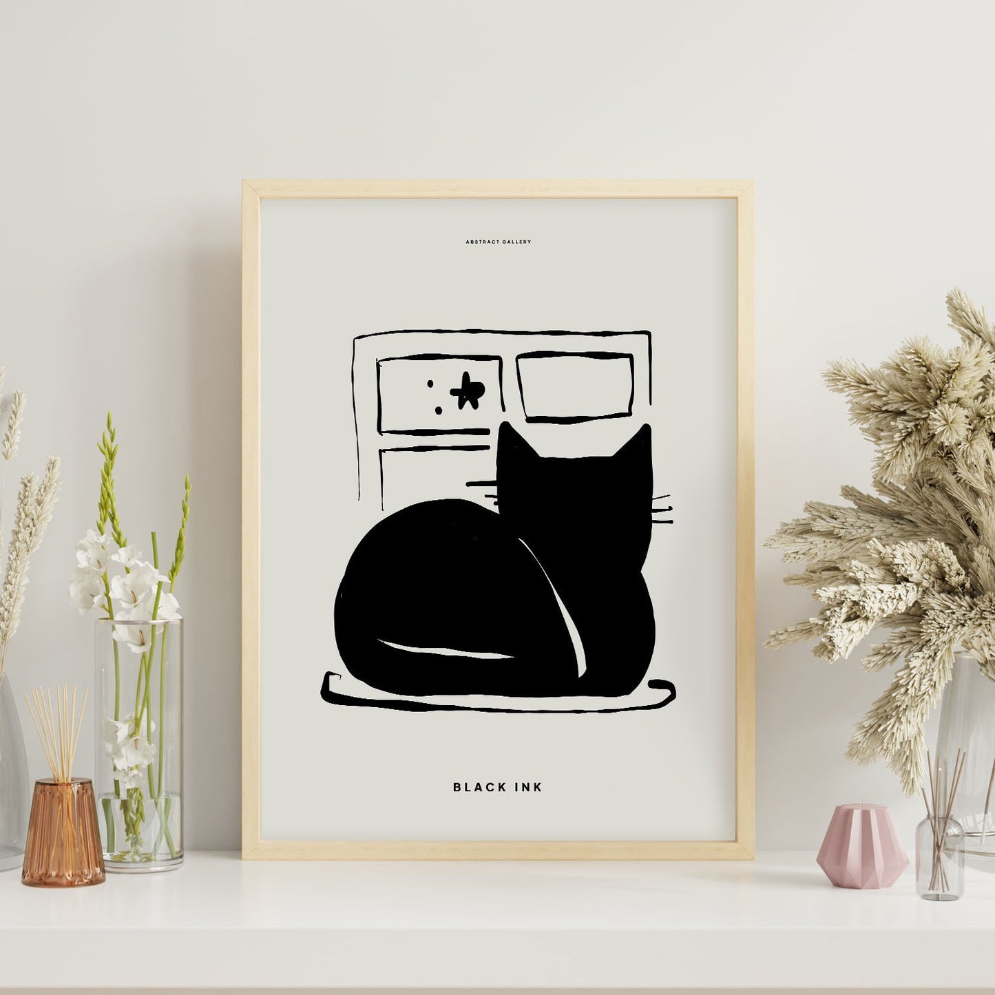 Cat Window-Artwork-Nacnic-Nacnic Estudio SL