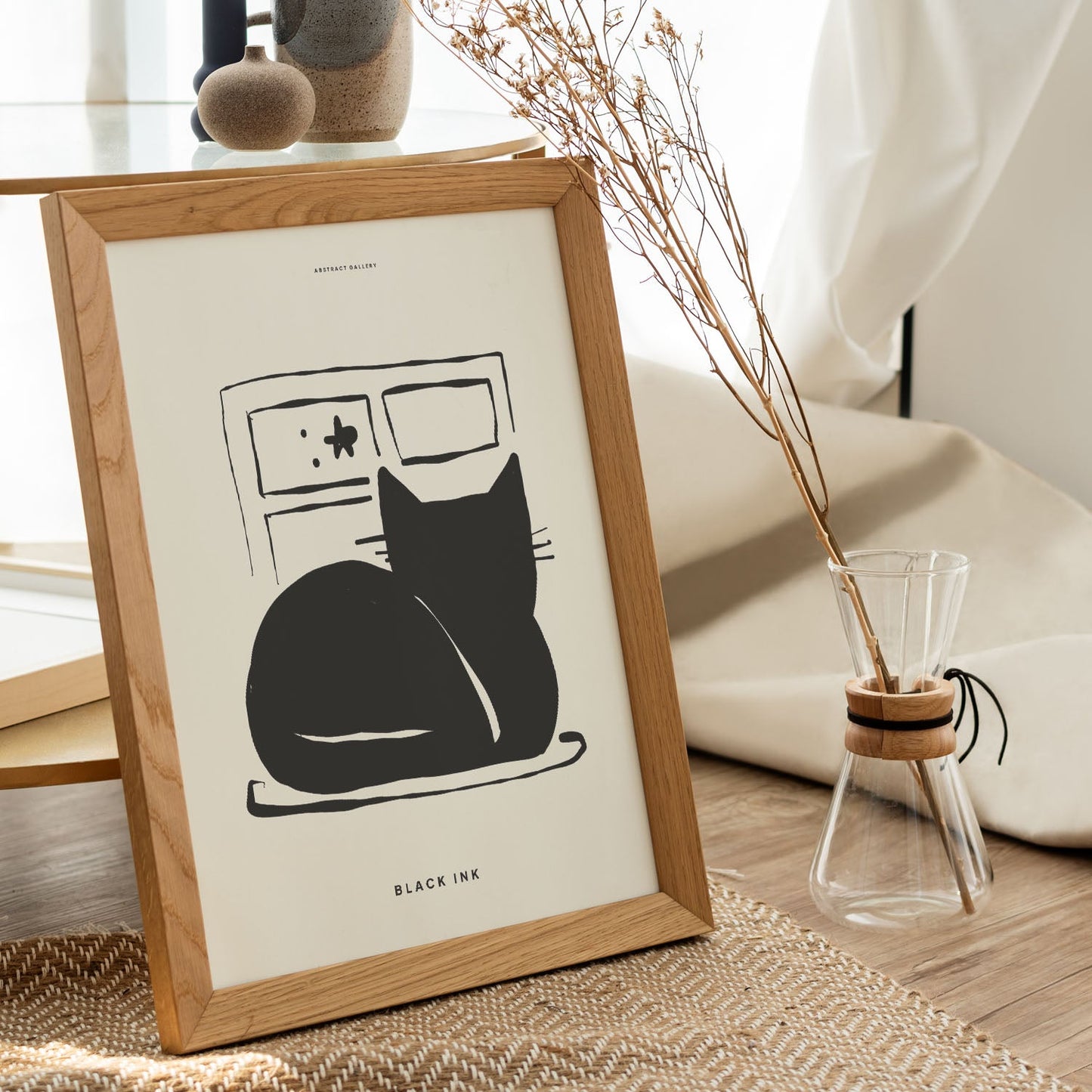 Cat Window-Artwork-Nacnic-Nacnic Estudio SL