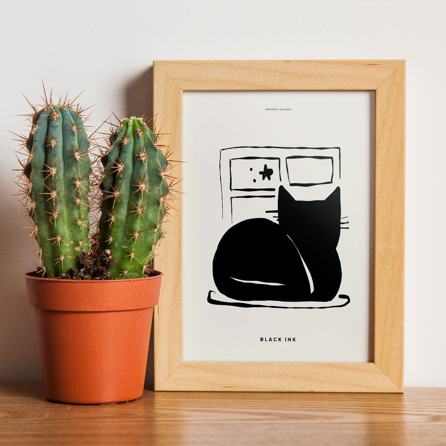 Cat Window-Artwork-Nacnic-Nacnic Estudio SL