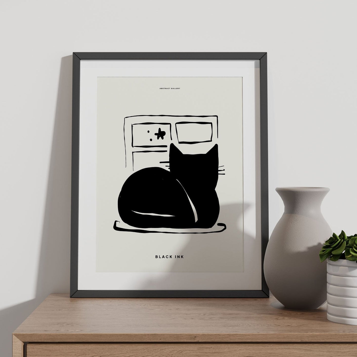 Cat Window-Artwork-Nacnic-Nacnic Estudio SL