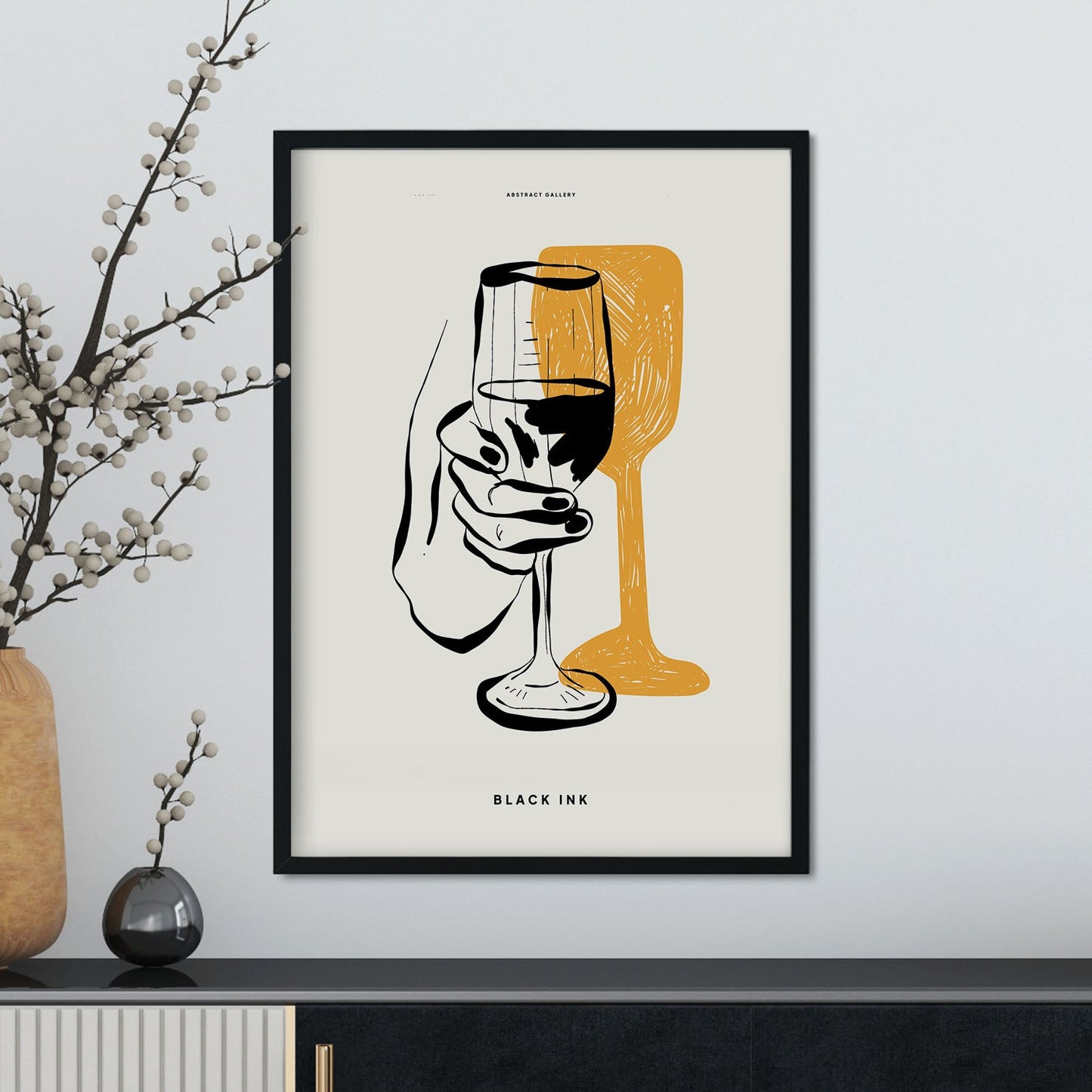 Champagne Glass-Artwork-Nacnic-Nacnic Estudio SL