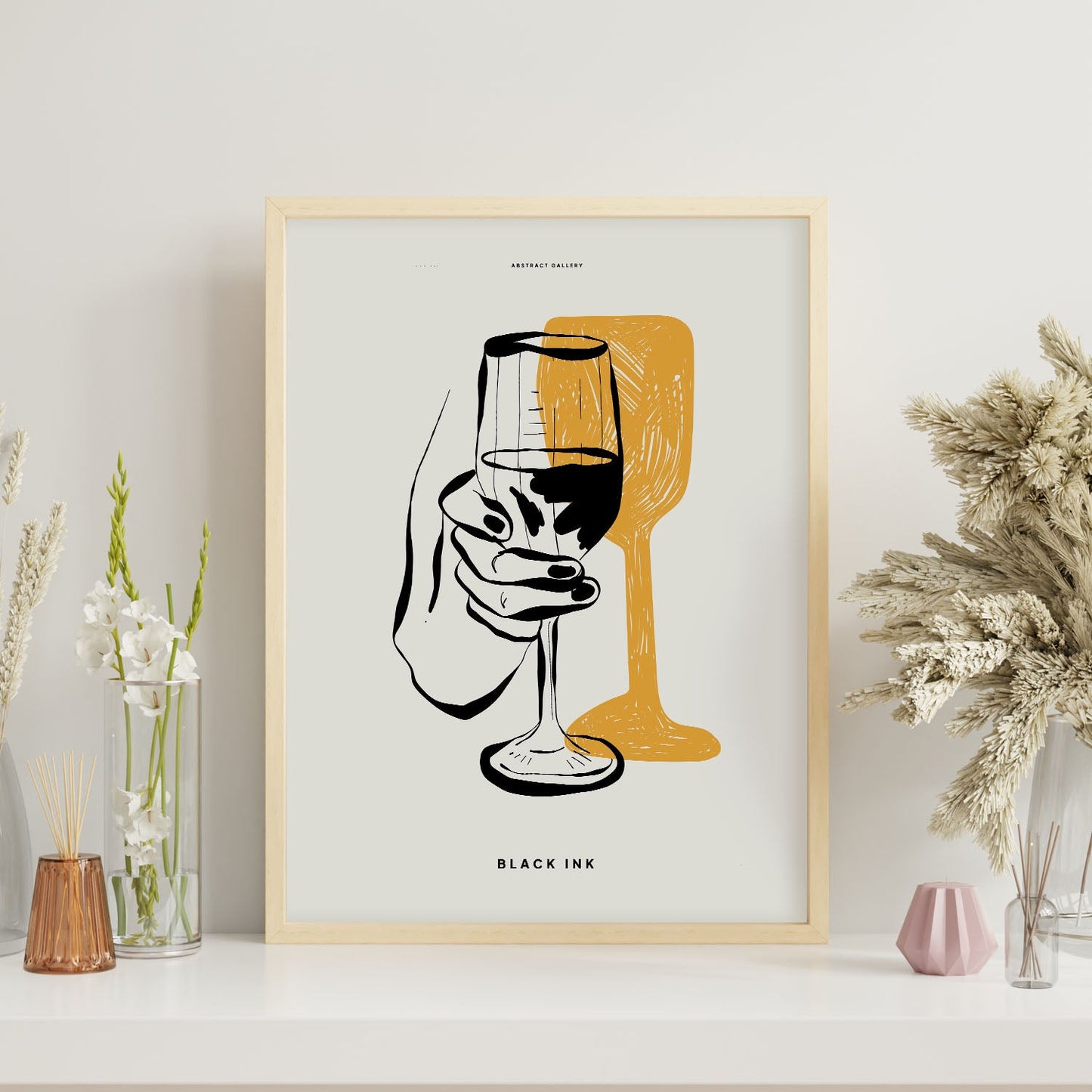 Champagne Glass-Artwork-Nacnic-Nacnic Estudio SL