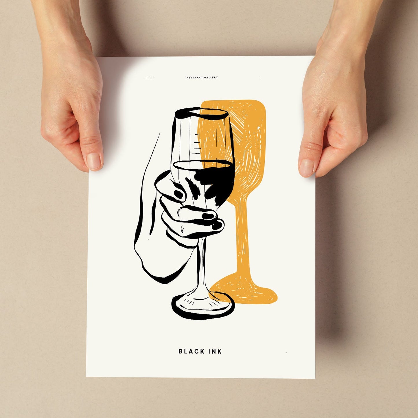 Champagne Glass-Artwork-Nacnic-Nacnic Estudio SL