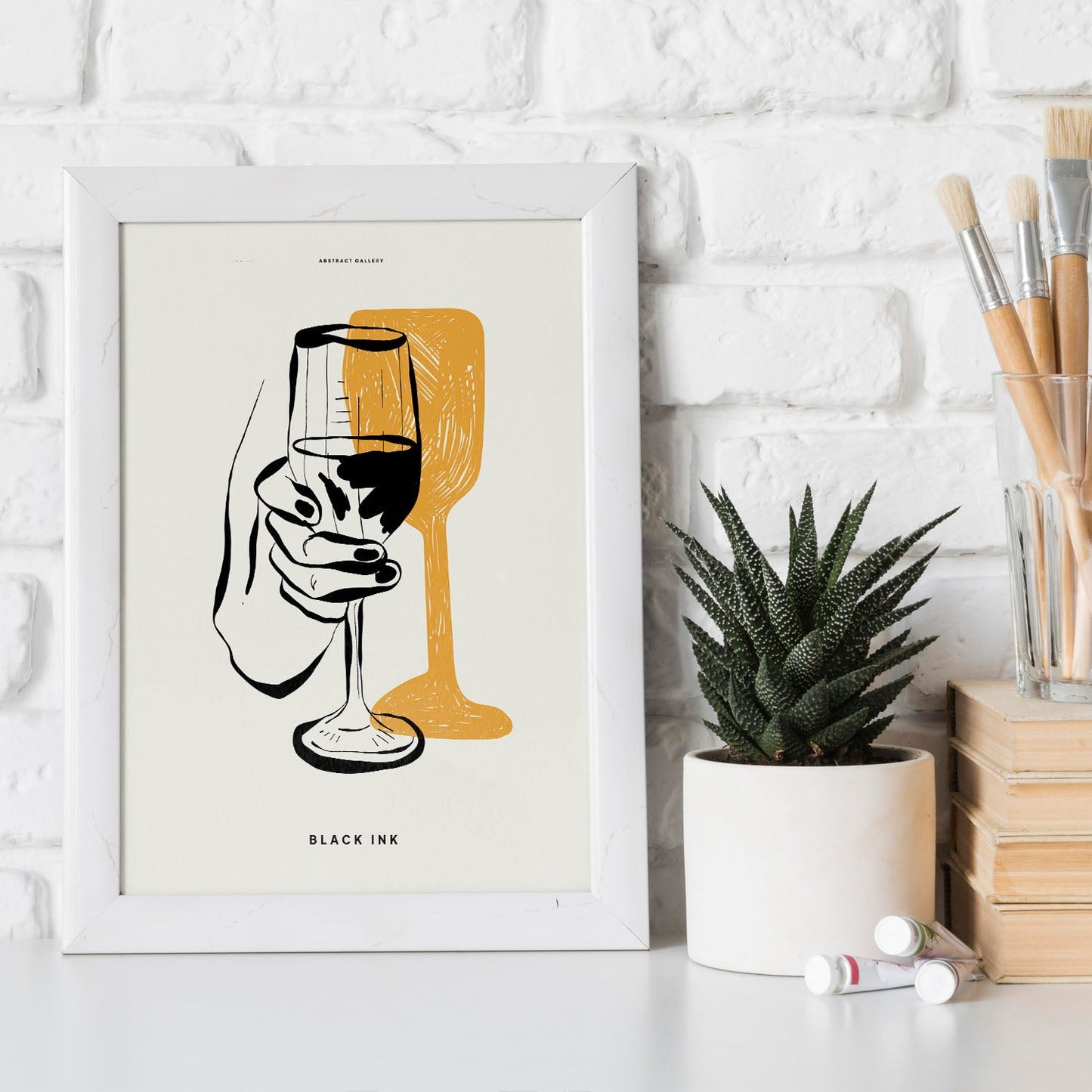 Champagne Glass-Artwork-Nacnic-Nacnic Estudio SL