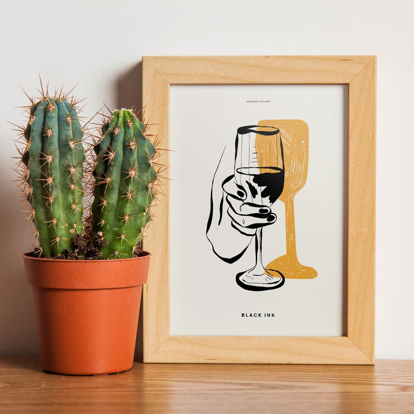 Champagne Glass-Artwork-Nacnic-Nacnic Estudio SL