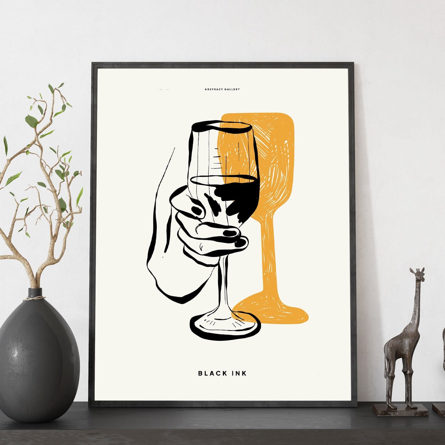 Champagne Glass-Artwork-Nacnic-Nacnic Estudio SL