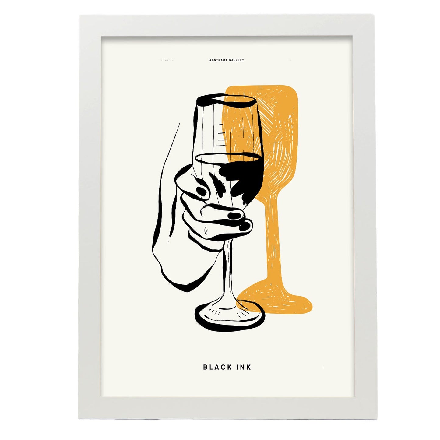Champagne Glass-Artwork-Nacnic-A3-Marco Blanco-Nacnic Estudio SL