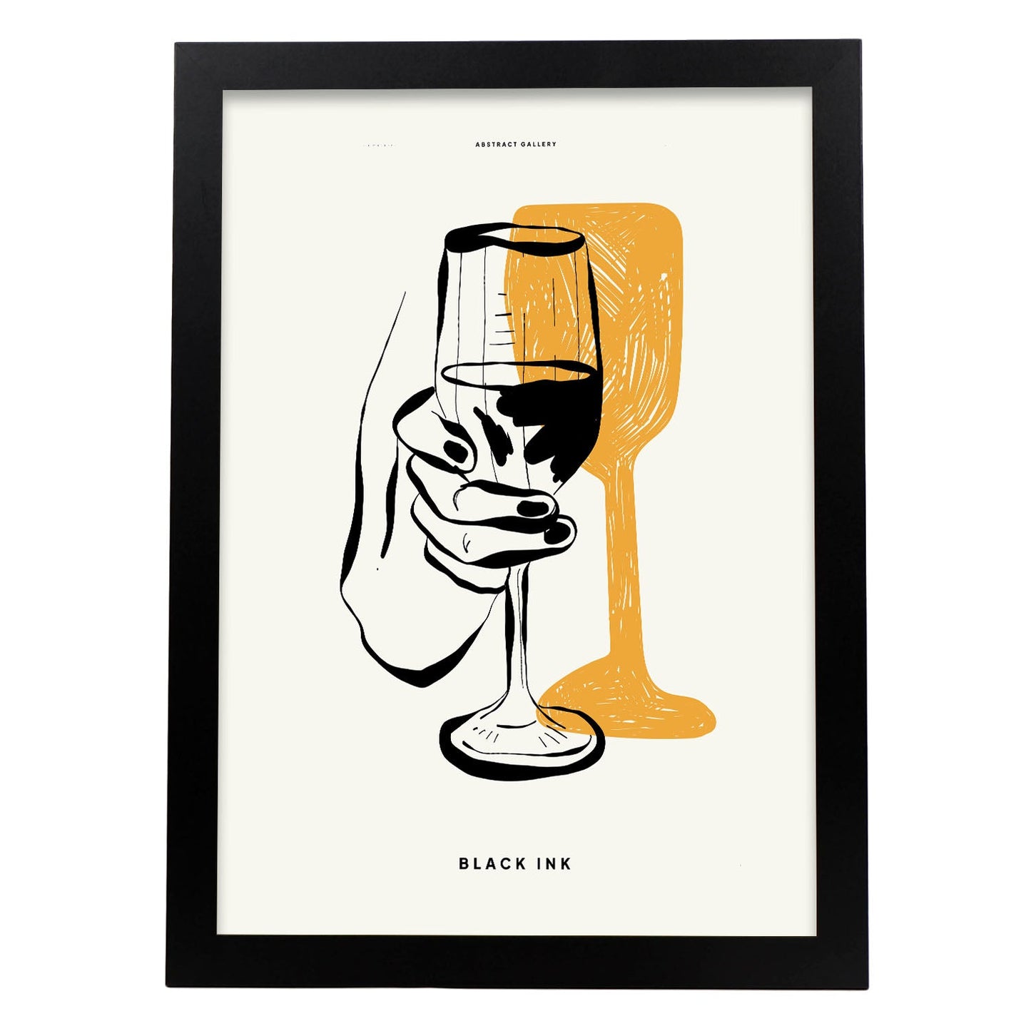 Champagne Glass-Artwork-Nacnic-A3-Sin marco-Nacnic Estudio SL