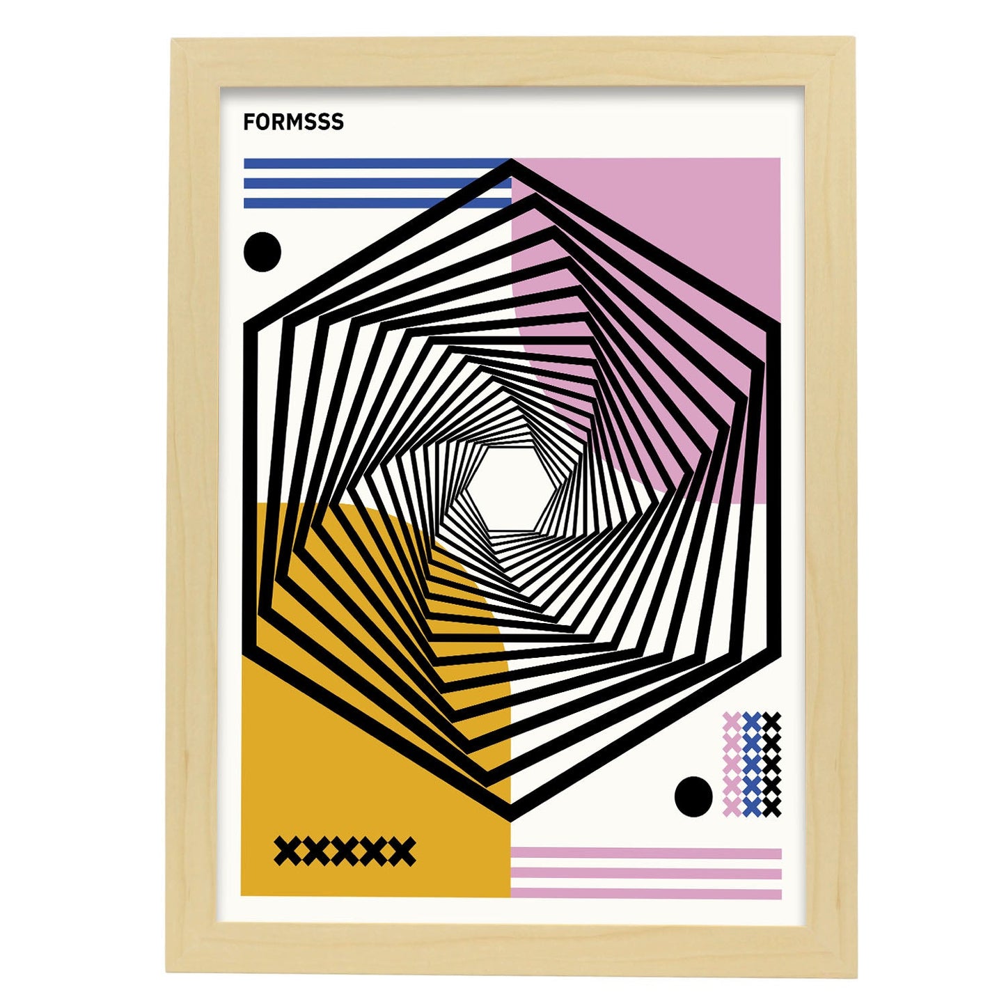 Chaos-Artwork-Nacnic-A3-Marco Madera clara-Nacnic Estudio SL