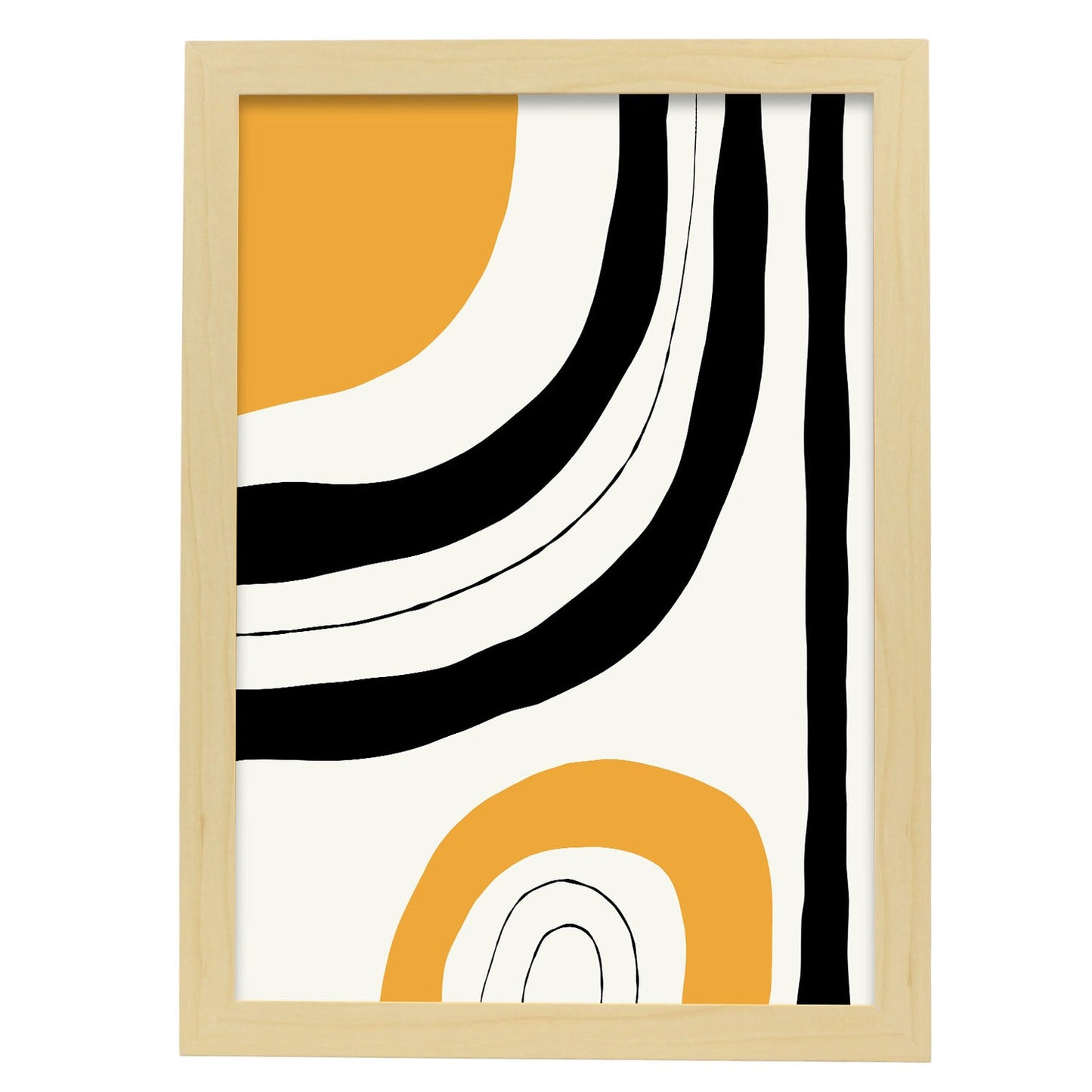 Charming-Artwork-Nacnic-A3-Marco Madera clara-Nacnic Estudio SL