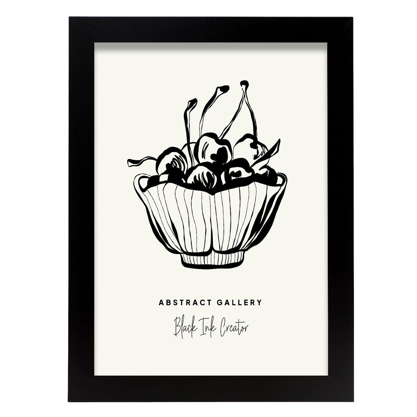 Cherries-Artwork-Nacnic-A4-Sin marco-Nacnic Estudio SL