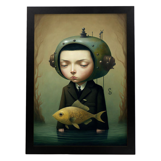 Cinemática supranaturalista nacnica por Duy Huynh Benjamin l 2. Impresiones de arte de pared estética para el diseño de dormitorio o sala de estar.-Artwork-Nacnic-A4-Sin marco-Nacnic Estudio SL