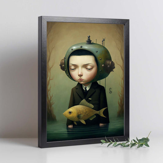 Cinemática supranaturalista nacnica por Duy Huynh Benjamin l 2. Impresiones de arte de pared estética para el diseño de dormitorio o sala de estar.-Artwork-Nacnic-Nacnic Estudio SL