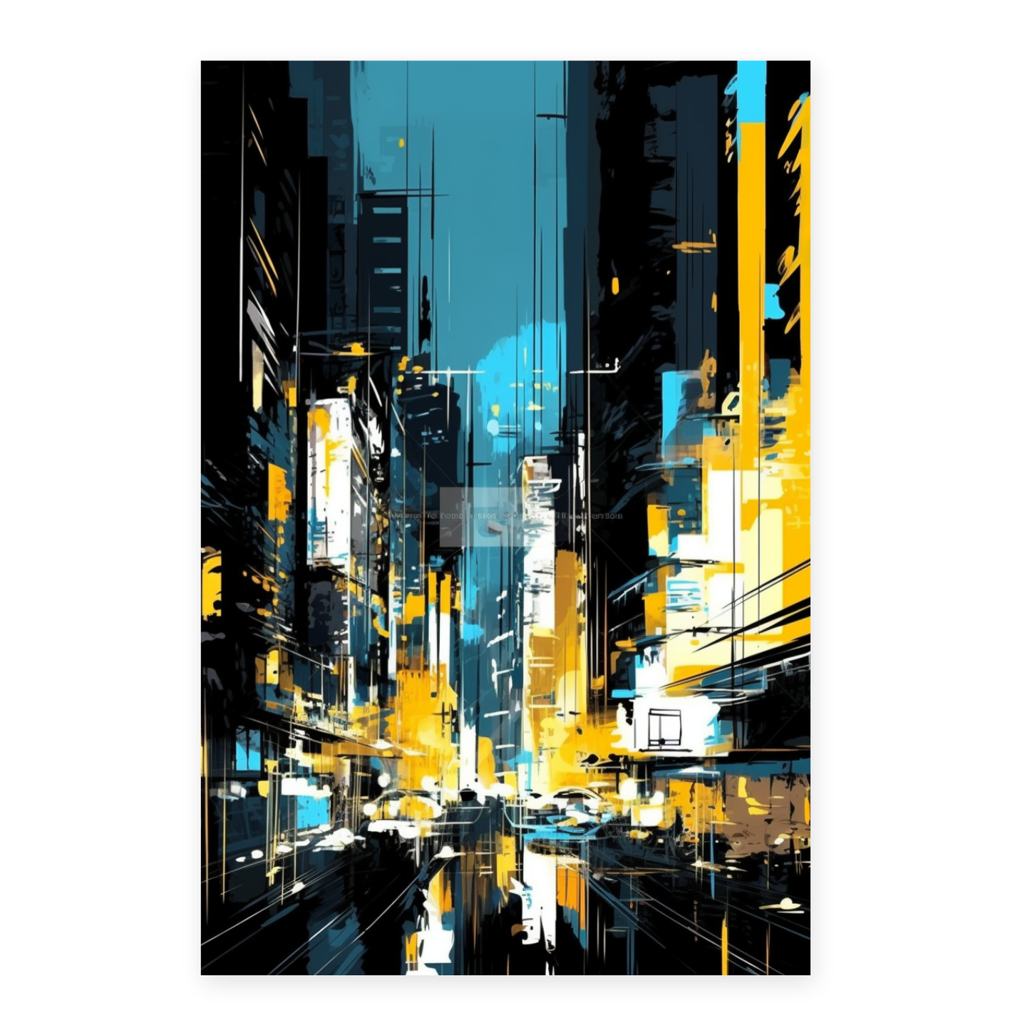 Póster de la Ciudad Fantástica - Póster