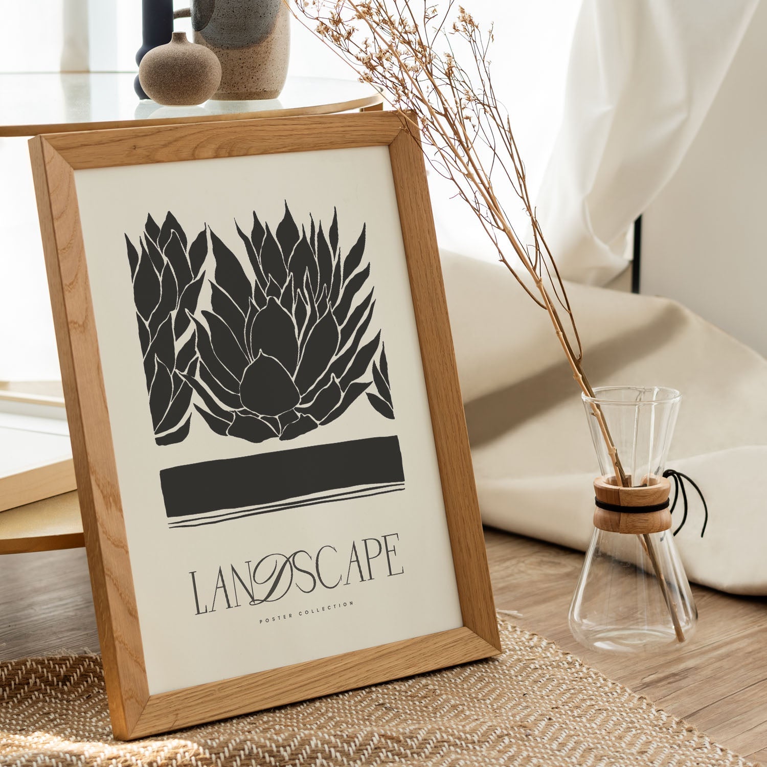 Closeup Succulents-Artwork-Nacnic-Nacnic Estudio SL