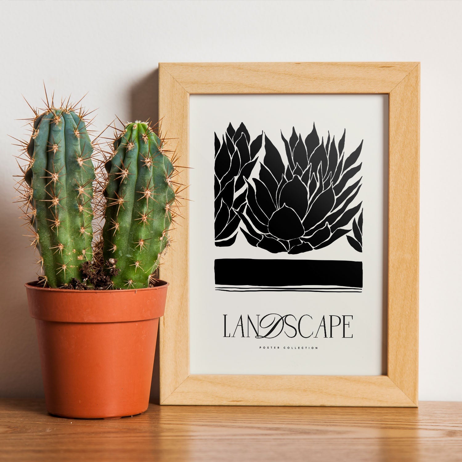 Closeup Succulents-Artwork-Nacnic-Nacnic Estudio SL