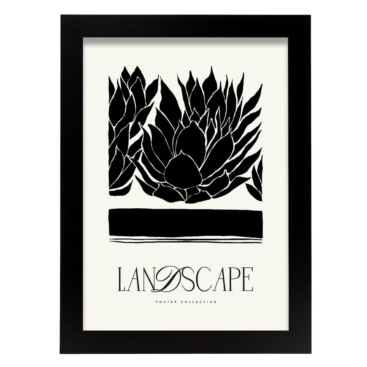 Closeup Succulents-Artwork-Nacnic-A4-Sin marco-Nacnic Estudio SL