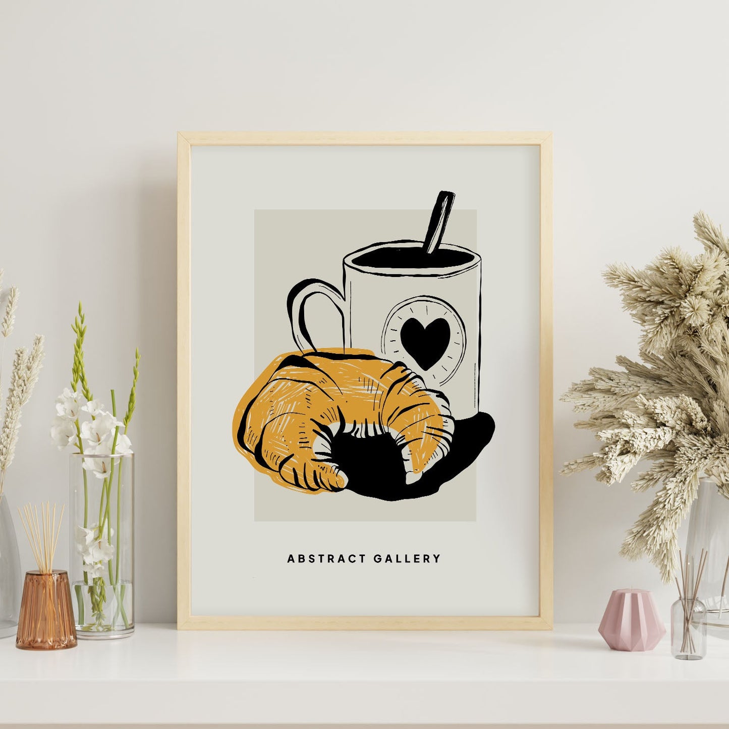 Coffee Croissant-Artwork-Nacnic-Nacnic Estudio SL