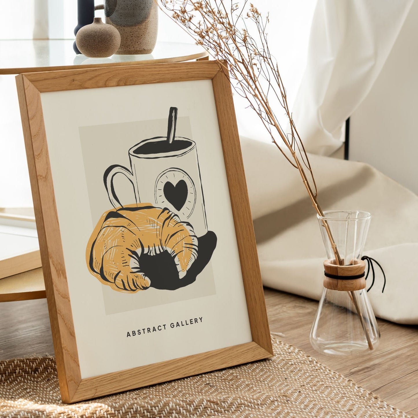 Coffee Croissant-Artwork-Nacnic-Nacnic Estudio SL