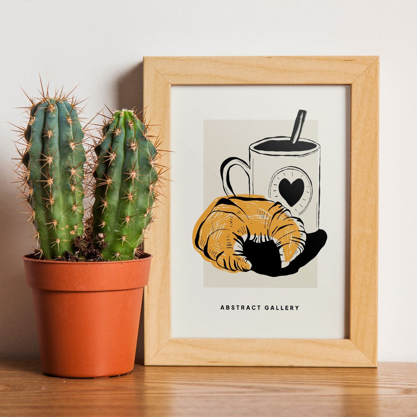 Coffee Croissant-Artwork-Nacnic-Nacnic Estudio SL