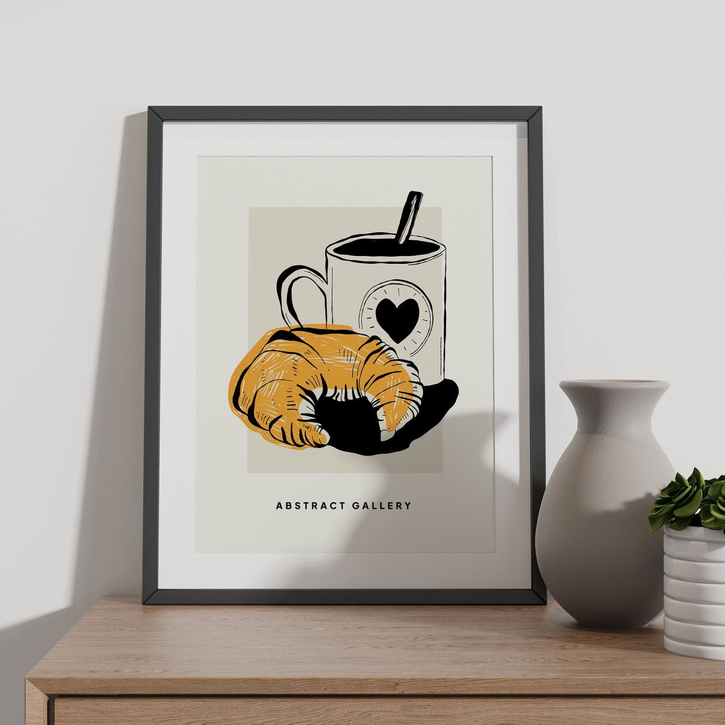 Coffee Croissant-Artwork-Nacnic-Nacnic Estudio SL