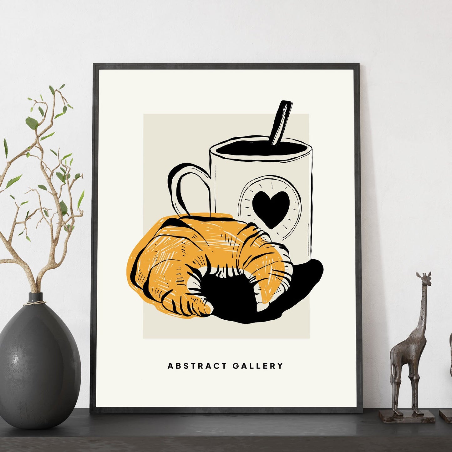 Coffee Croissant-Artwork-Nacnic-Nacnic Estudio SL