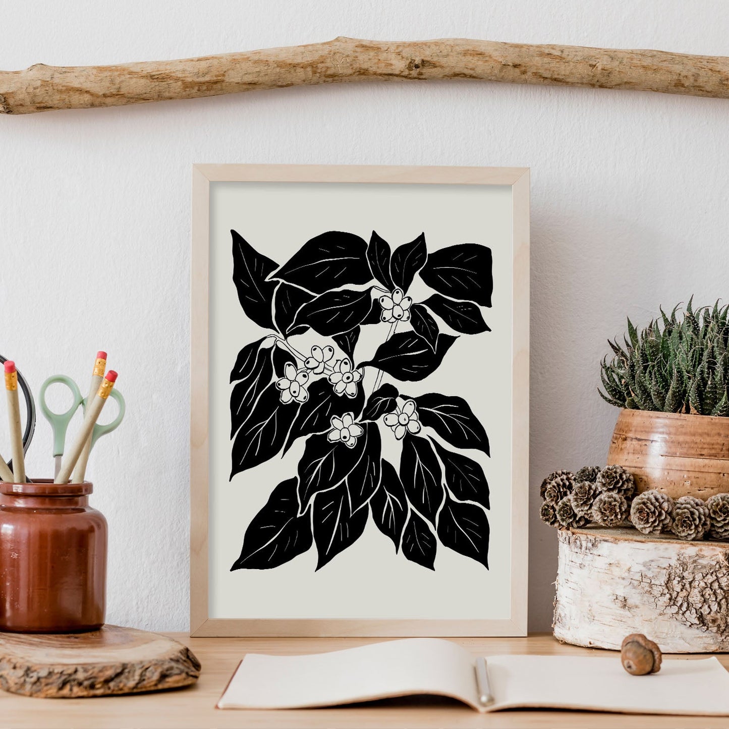 Coffee Plant-Artwork-Nacnic-Nacnic Estudio SL
