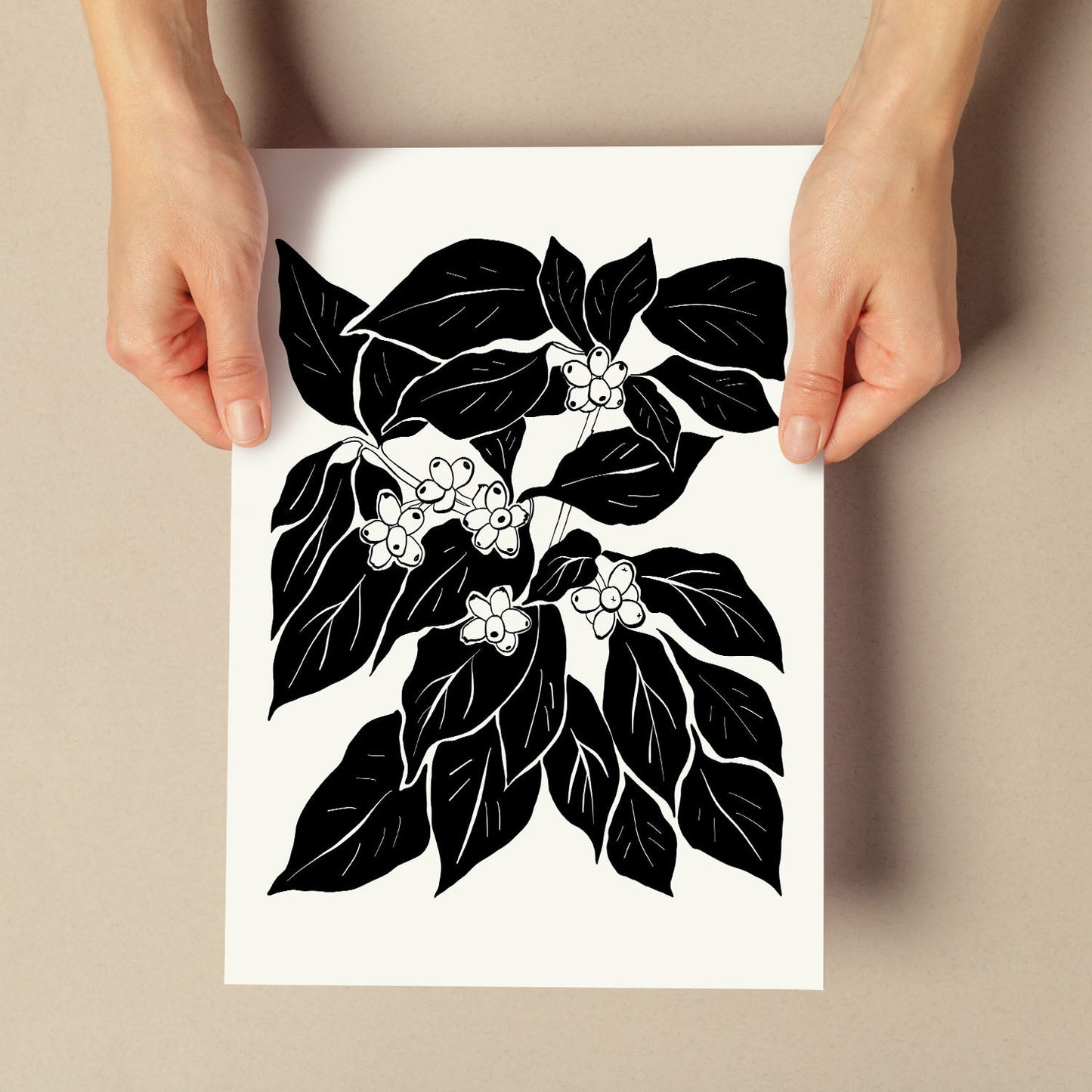Coffee Plant-Artwork-Nacnic-Nacnic Estudio SL