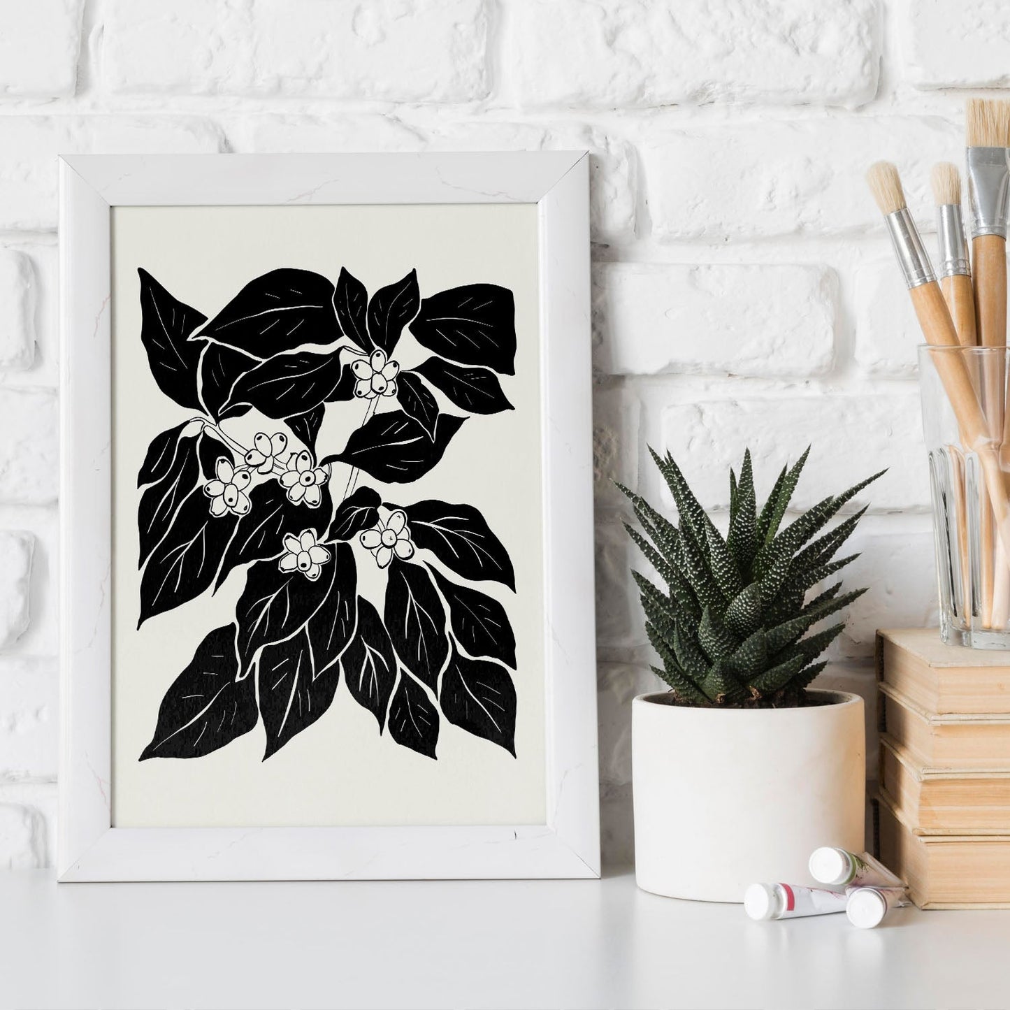 Coffee Plant-Artwork-Nacnic-Nacnic Estudio SL