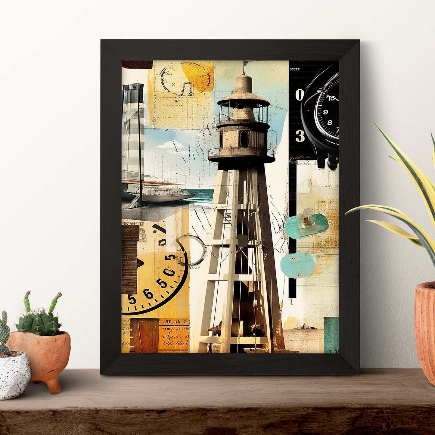 Póster de Collage Vintage - Póster