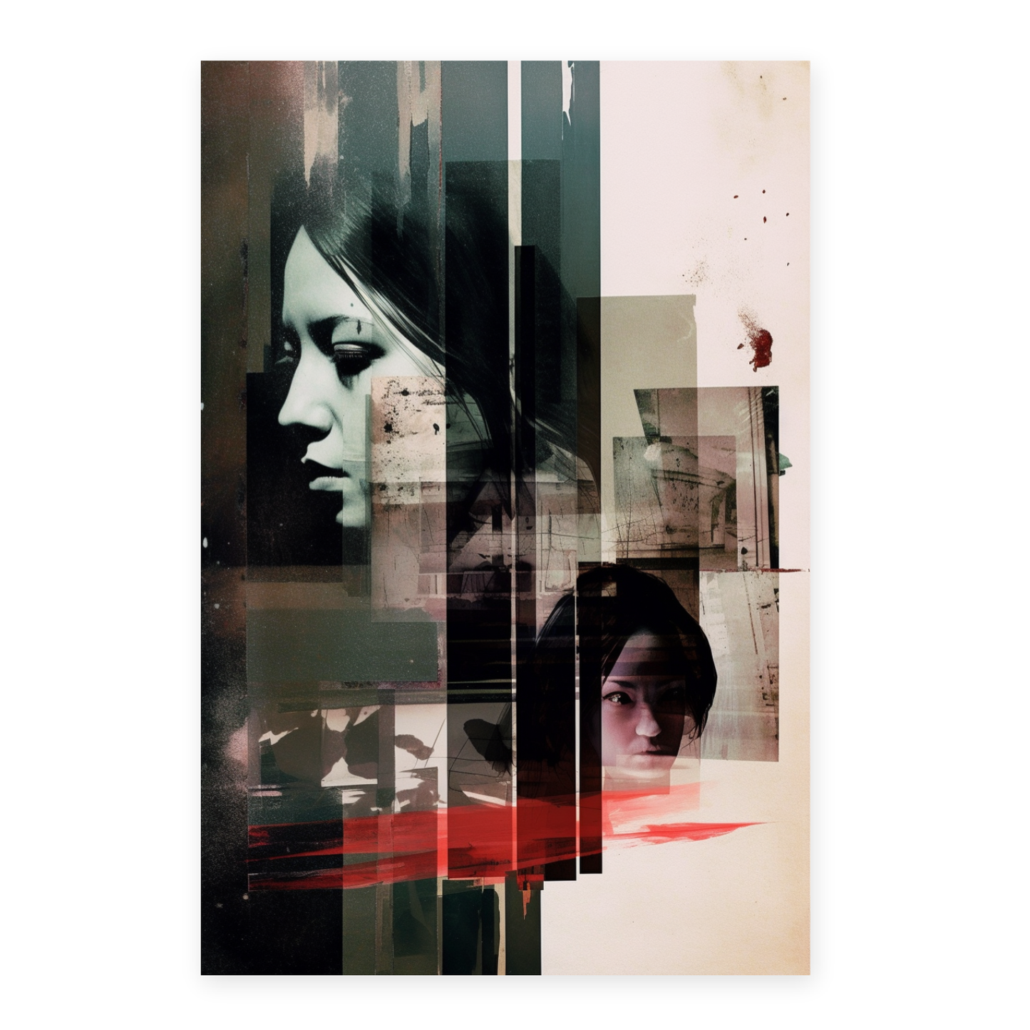 Póster de Collage Vintage y Efímero