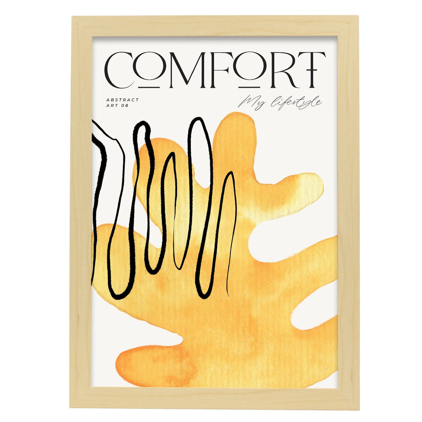 Comfort-Artwork-Nacnic-A3-Marco Madera clara-Nacnic Estudio SL