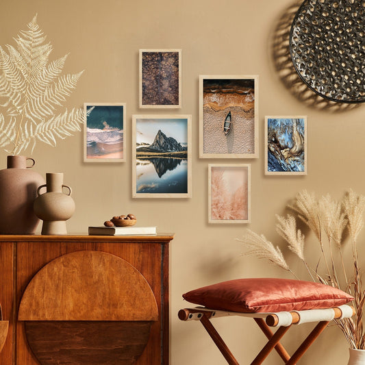 - Conjunto 6 Pósters Paisajes de fotografía Croacia. Pinturas Arte de Pared para Decorar Habitación Sala Recibidor - Láminas A3 y A4 -Artwork-Nacnic-Sin marco-Nacnic Estudio SL