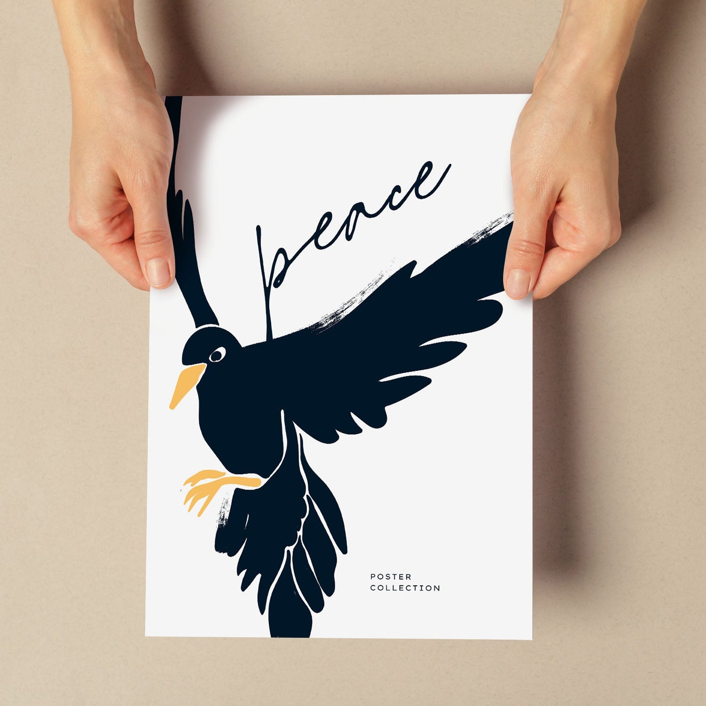 Crow Peace-Artwork-Nacnic-Nacnic Estudio SL