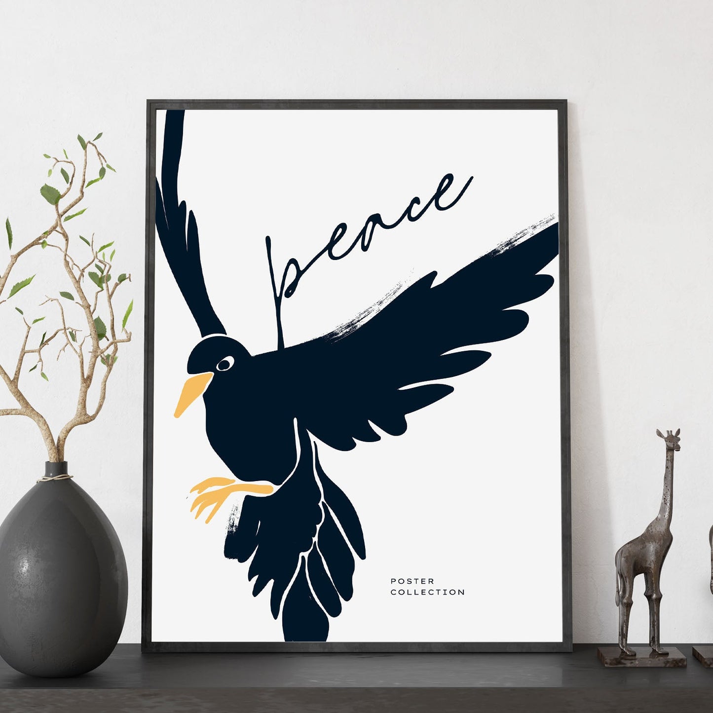 Crow Peace-Artwork-Nacnic-Nacnic Estudio SL