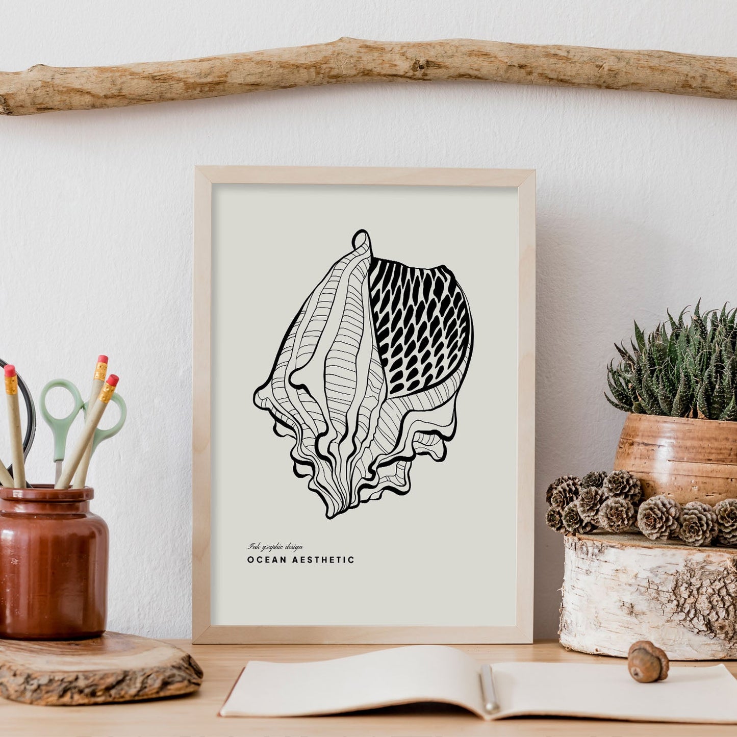 Crown conch-Artwork-Nacnic-Nacnic Estudio SL