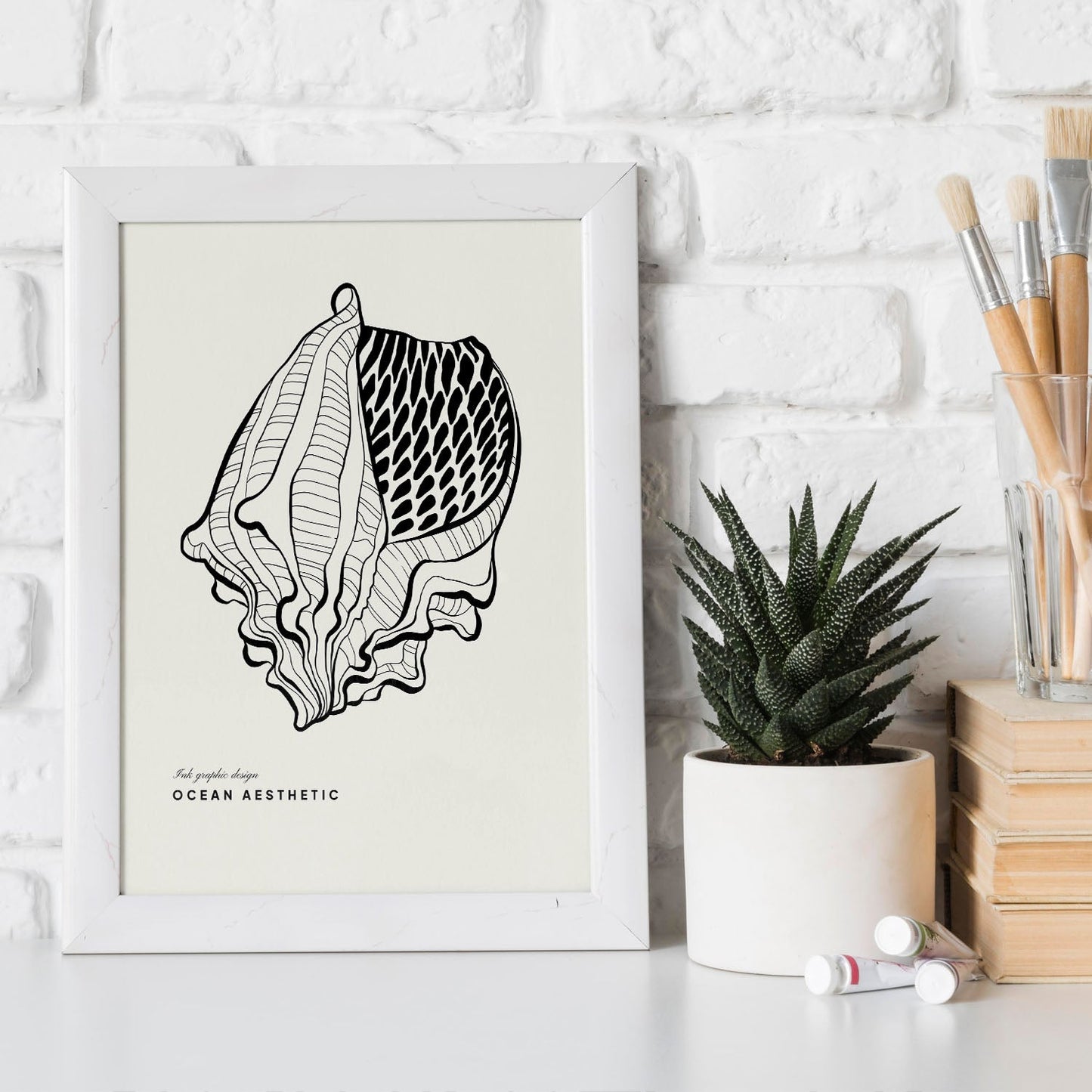 Crown conch-Artwork-Nacnic-Nacnic Estudio SL