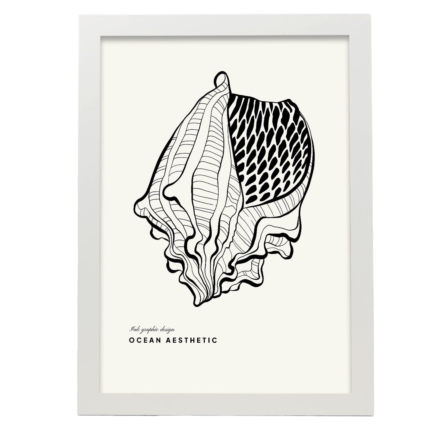 Crown conch-Artwork-Nacnic-A3-Marco Blanco-Nacnic Estudio SL