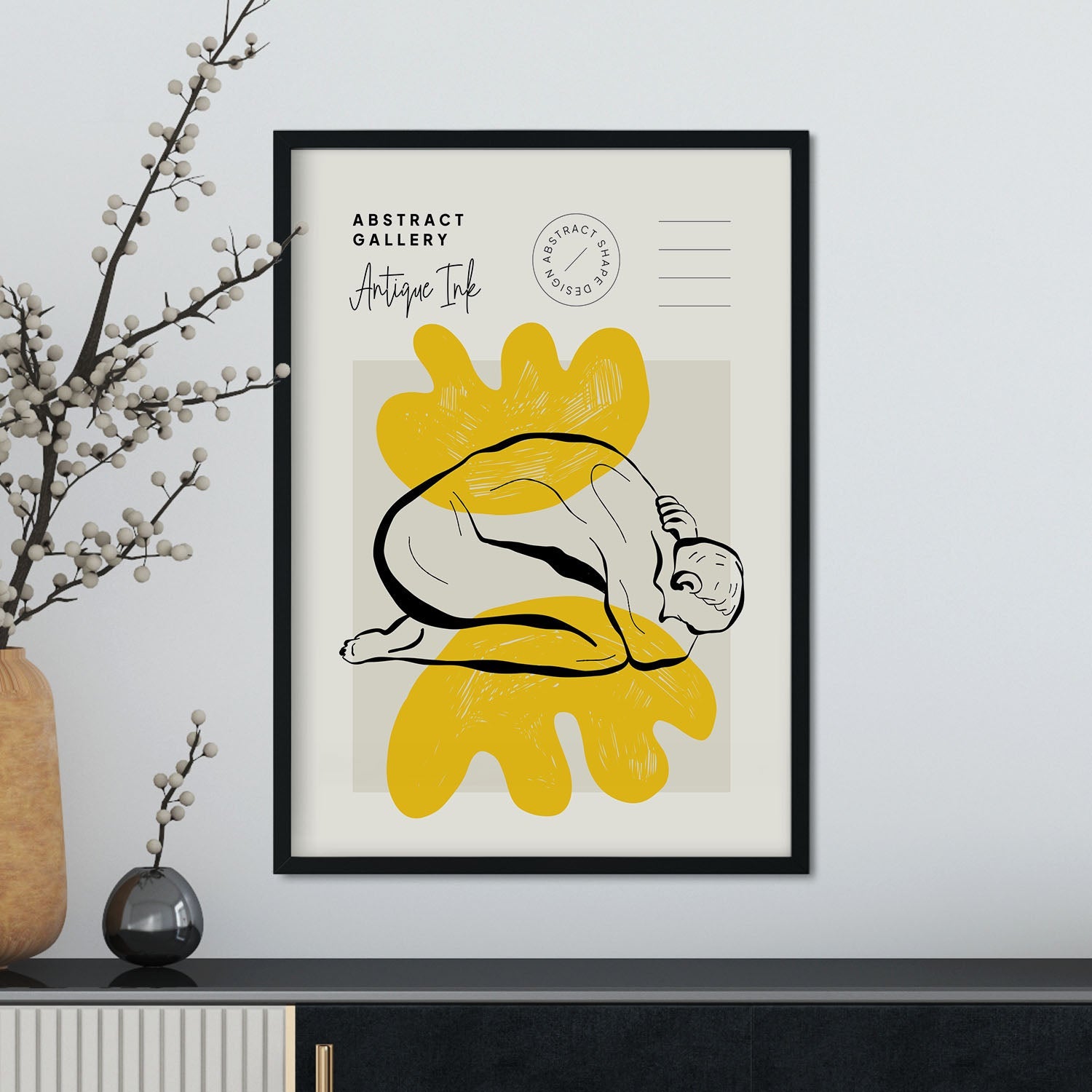 Curled up Ceasar-Artwork-Nacnic-Nacnic Estudio SL