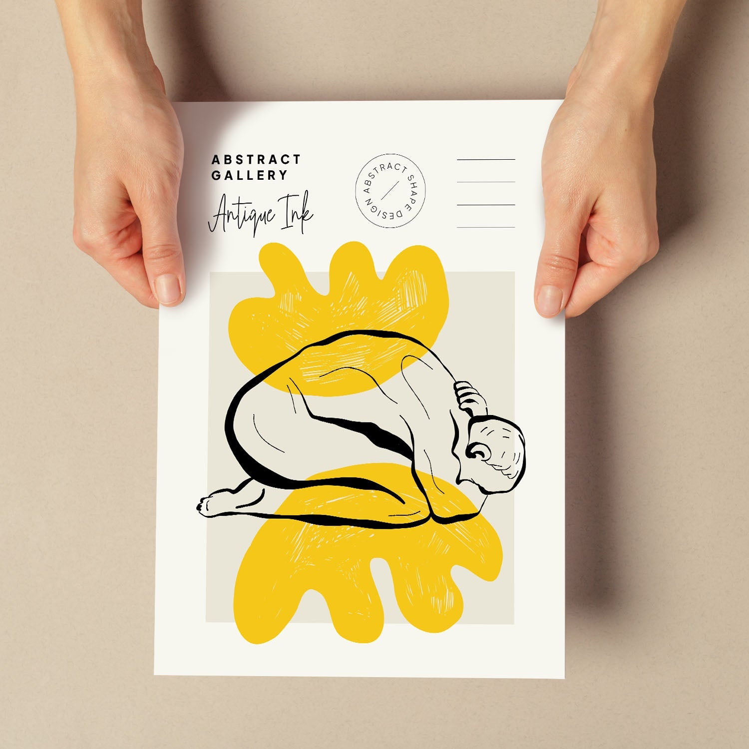 Curled up Ceasar-Artwork-Nacnic-Nacnic Estudio SL