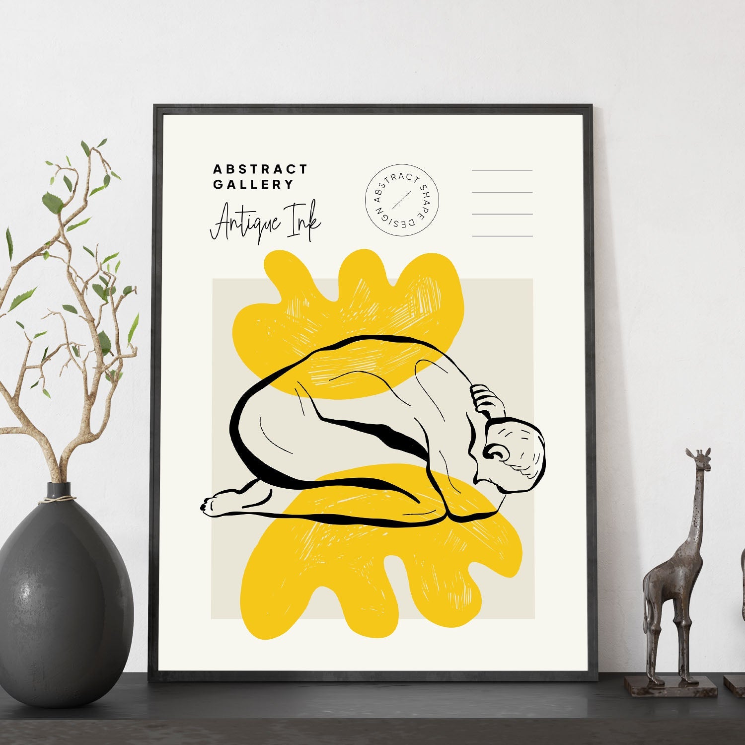 Curled up Ceasar-Artwork-Nacnic-Nacnic Estudio SL