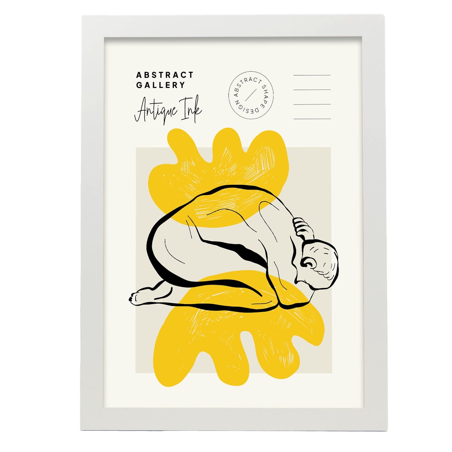 Curled up Ceasar-Artwork-Nacnic-A3-Marco Blanco-Nacnic Estudio SL