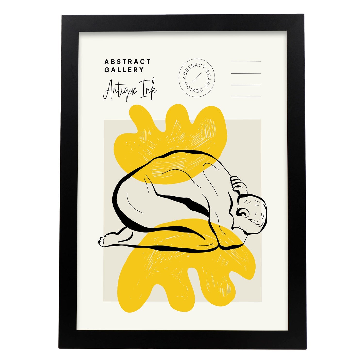 Curled up Ceasar-Artwork-Nacnic-A3-Sin marco-Nacnic Estudio SL