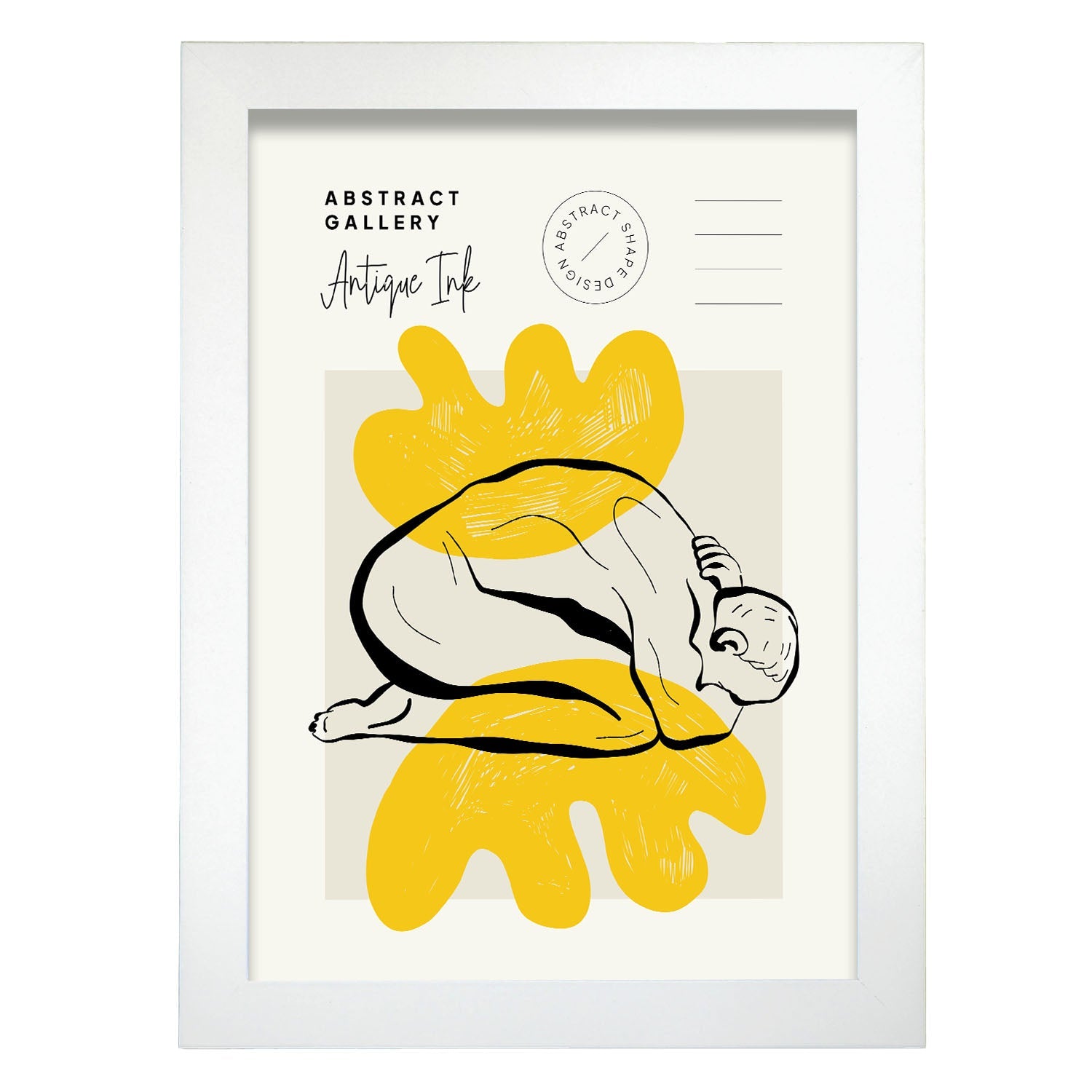 Curled up Ceasar-Artwork-Nacnic-A4-Marco Blanco-Nacnic Estudio SL