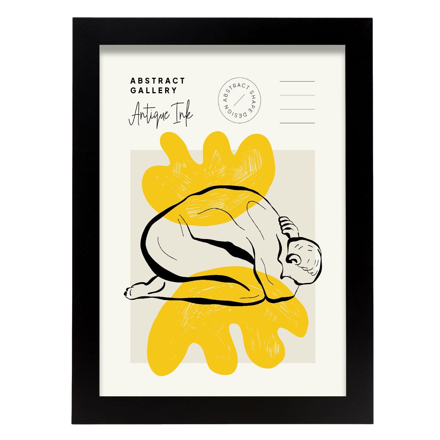 Curled up Ceasar-Artwork-Nacnic-A4-Sin marco-Nacnic Estudio SL