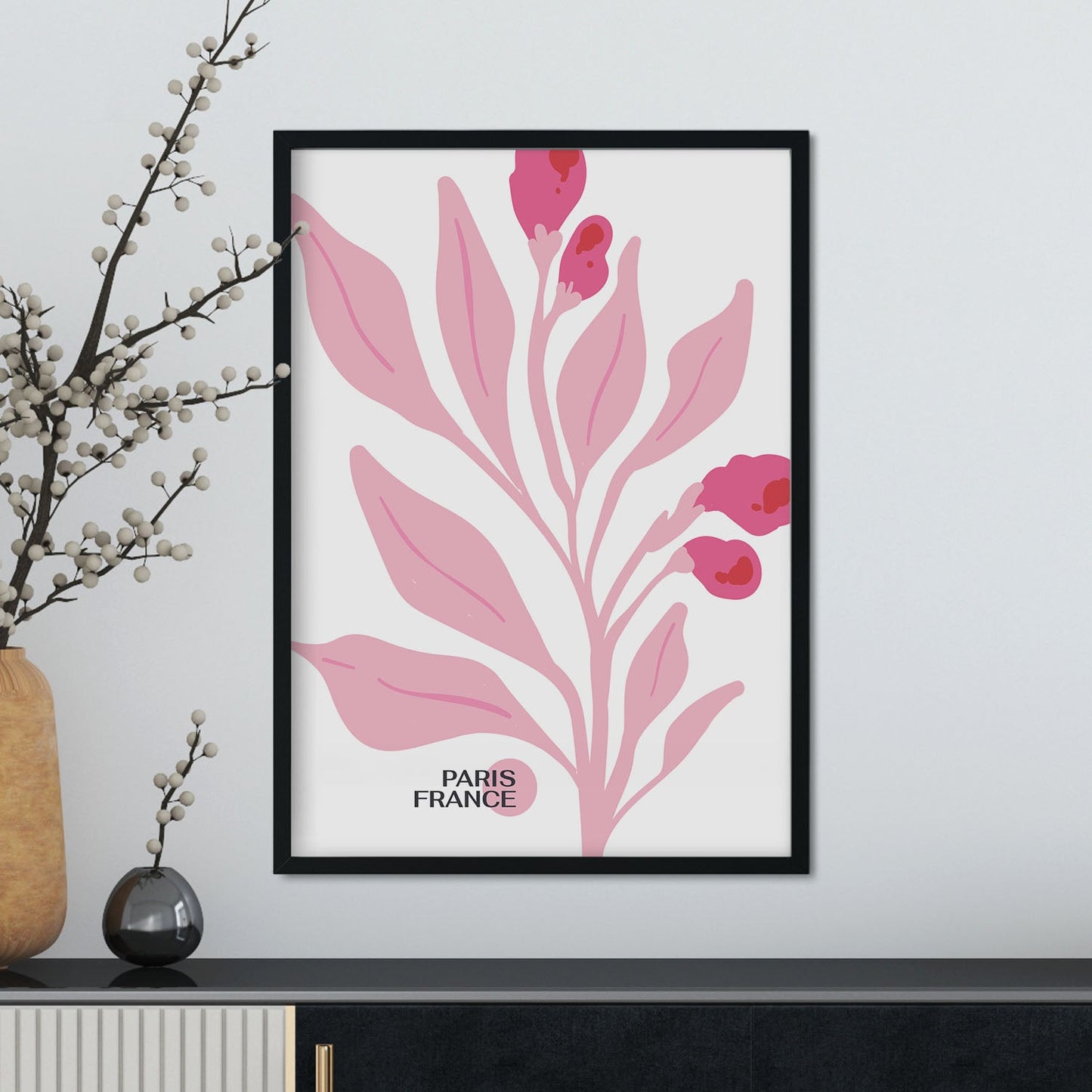 Cyclamen Flowers-Artwork-Nacnic-Nacnic Estudio SL
