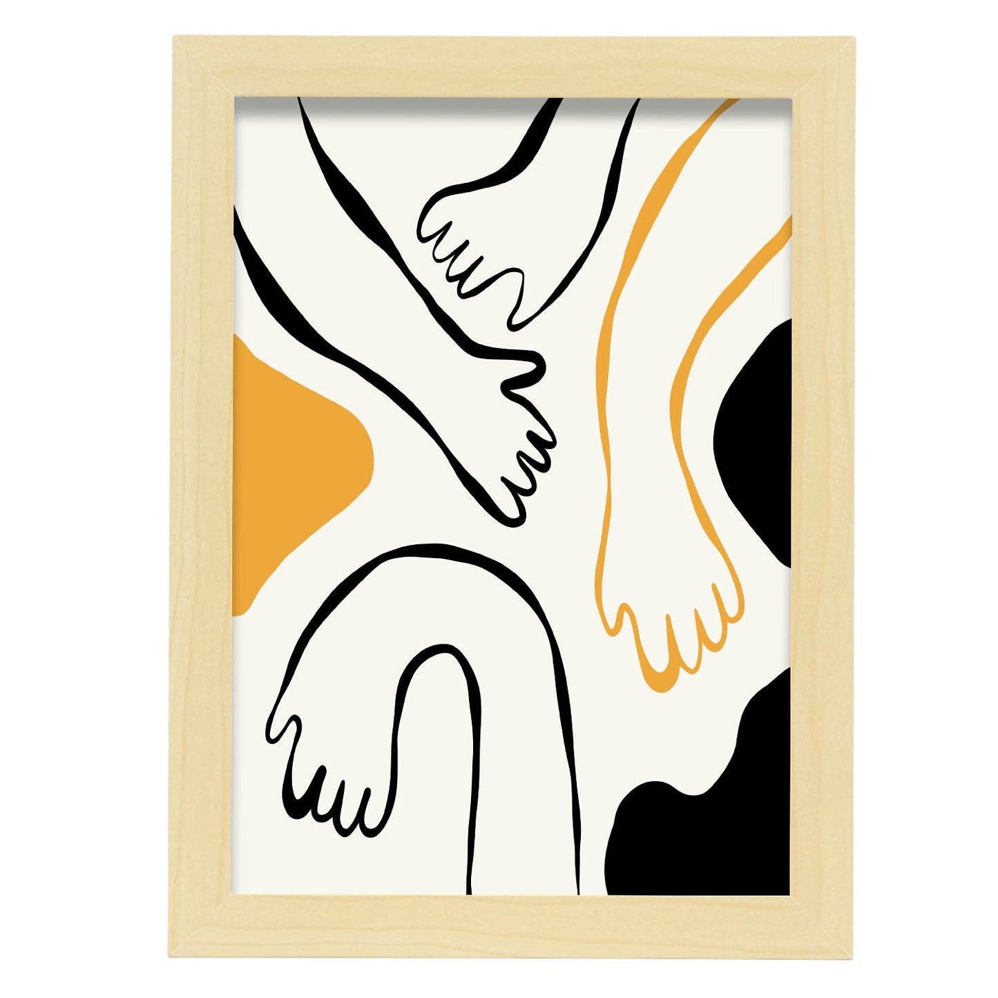 Desirable-Artwork-Nacnic-A4-Marco Madera clara-Nacnic Estudio SL