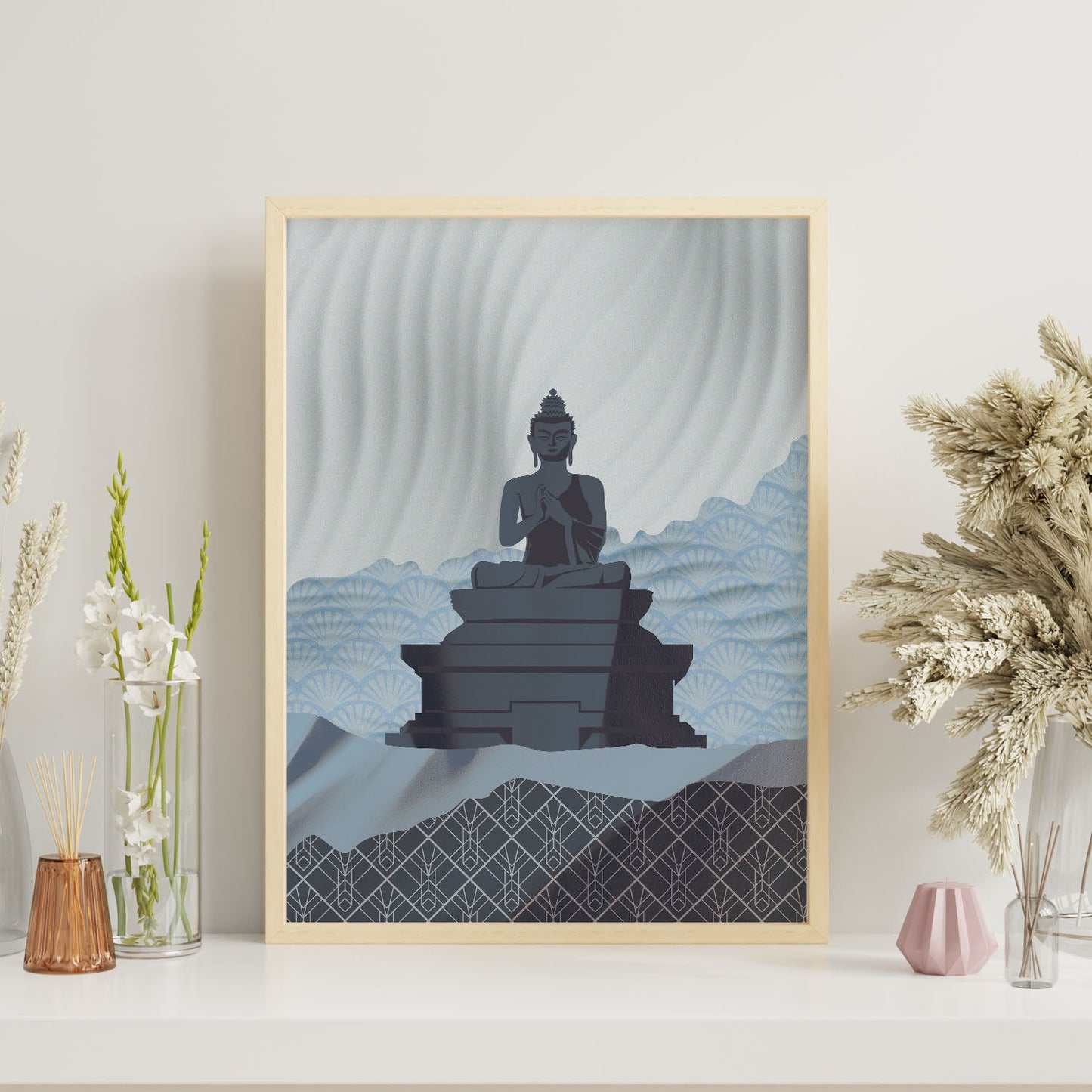 Dharmachakra Mudra Buddha-Artwork-Nacnic-Nacnic Estudio SL