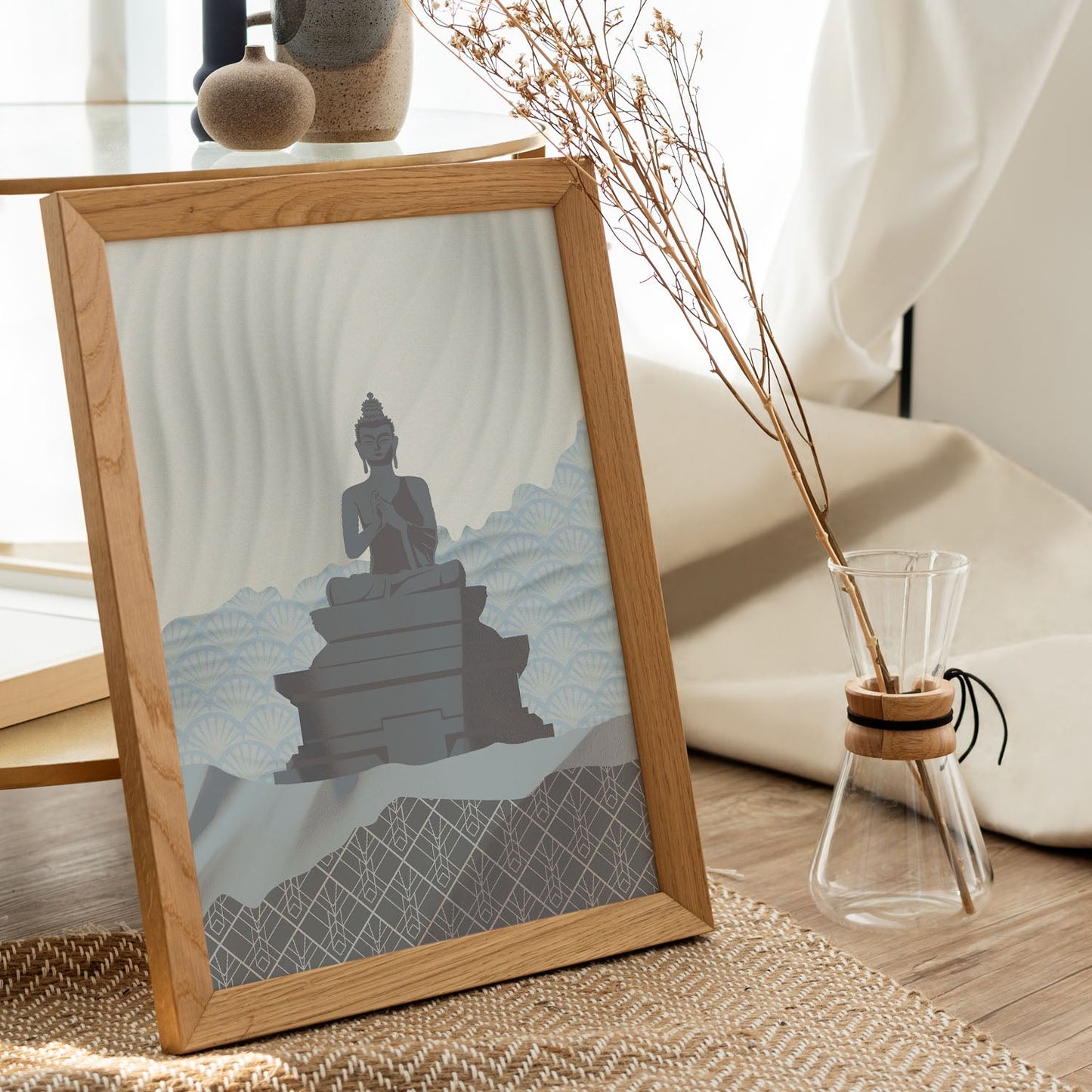Dharmachakra Mudra Buddha-Artwork-Nacnic-Nacnic Estudio SL