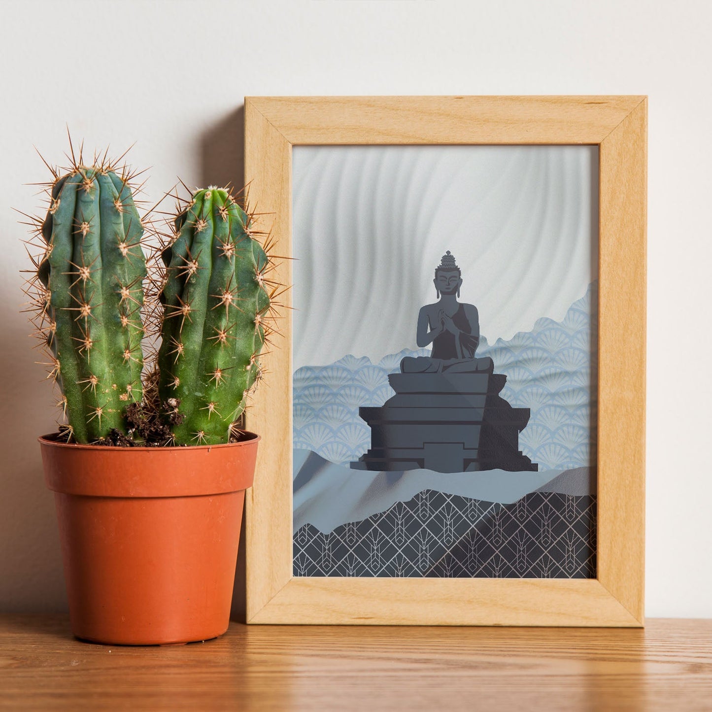 Dharmachakra Mudra Buddha-Artwork-Nacnic-Nacnic Estudio SL